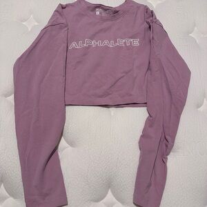 Alphalete Lavender Lifestyle Fit Top